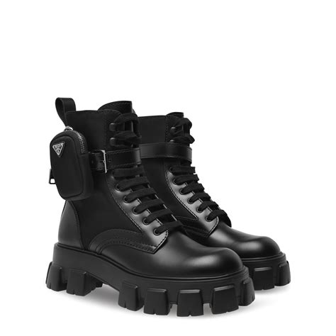 prada men boots|Prada boots men's price.